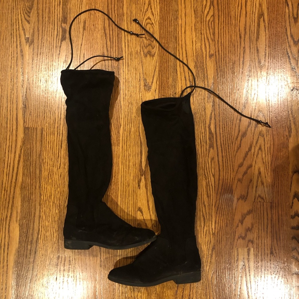 Black OTK Boots